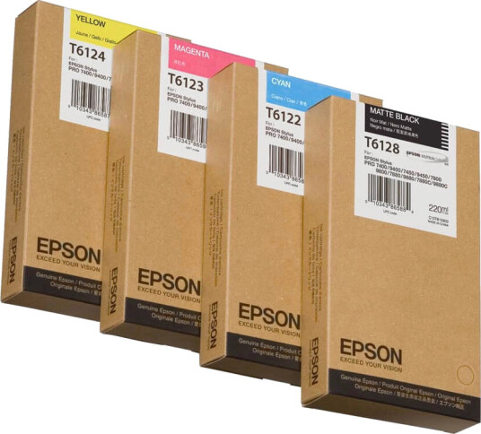 Epson Magenta T6123 220ml SP 74xx/94xx til Stylus 7400/7450/9400/9450