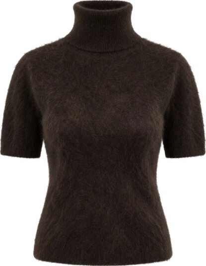 Seventy Dame Strikkevarer Brun S,