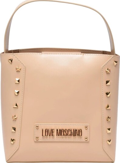 Love Moschino Dame Vesker Beige ONE SIZE,