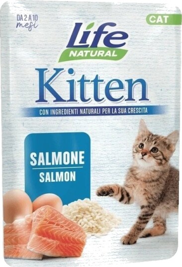 Life Cat Kitten Laks Våtfôr 70 G