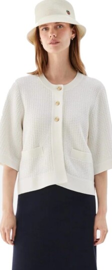 Busnel Palmer cardigan 36 hvit dame