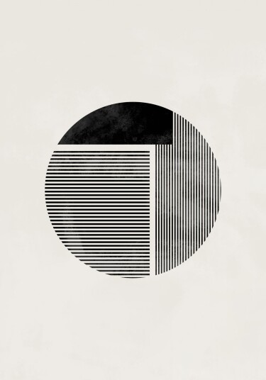Plakat Abstrakt Geometrisk Sirkel Plakat Abstrakt Geometrisk Sirkel
