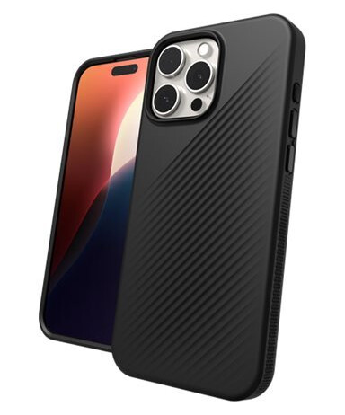 Zagg Luxe Snap Baksidedeksel For Mobiltelefon Magsafe-Samsvar Svart For Apple Iphone 16 Pro Max