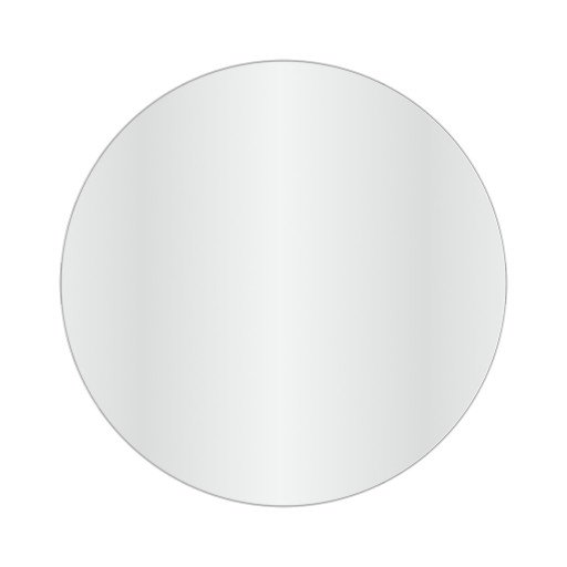 Loevschall Refine Round speil, Ø100 cm, børstet aluminium