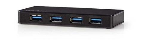 Nedis USB-hub | USB-A Han | 4x USB A Female | 4-Port port(s) | USB 3.2 Gen 1 | Nettstrøm drevet / USB-Strøm | 4x USB
