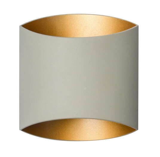 Shade X vegglampe E14 Grå/Gullfarget Shade X vegglampe E14 Grå/Gullfarget