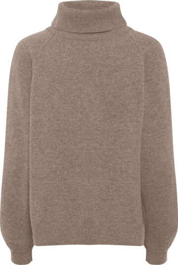 Gestuz Manzigz Wool Rollneck Noos - Brown - M