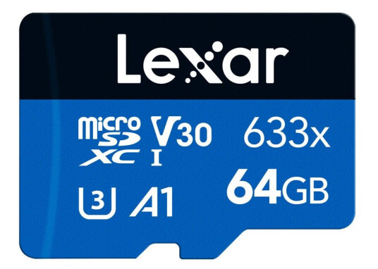 Lexar microSD minnekort til Reolink viltkamera - 64GB V30