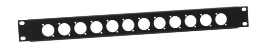 Adam Hall 872213 U-formet stativpanel 1 enhet for 12 D-type chassis