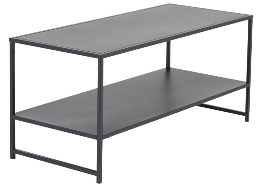 Venture Design Staal salongbord Svart 100 x 43 cm