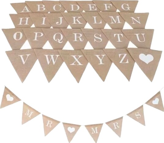 Catsson Gjør Det Selv Jute Girlander Tegn Kors PK01399