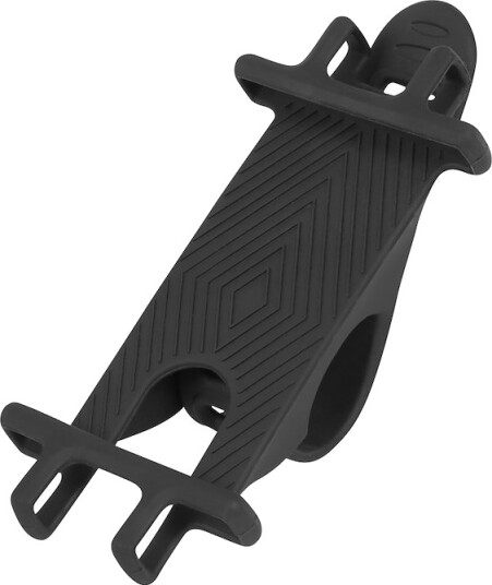 FORCE mobilholder justerbar i silikon sort