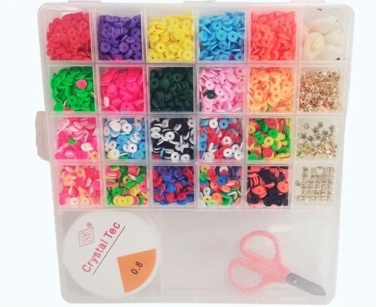 Heishi Perlesett Heishi 4000 Perler