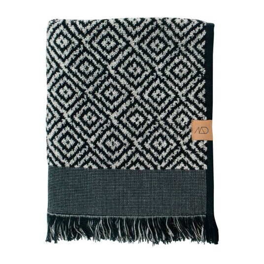 Mette Ditmer Morocco håndkle 50 x 95 cm Black-white Mette Ditmer Morocco håndkle 50 x 95 cm Black-white