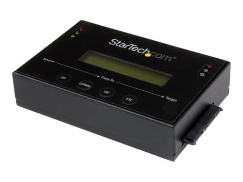 Startech 11 Harddisk-Duplekser med Diskbildebibliotek, S-ATA, Sort