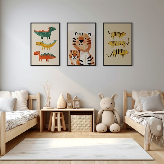 Namly Design Plakat Morsom Dyresamling / Set of 3 POSTERH1R0QY