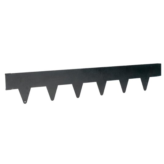Kantbeskyttelse Skotte Garden Sort 26X100 cm 4 pk