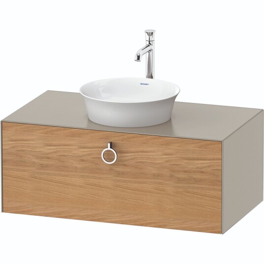 Duravit White Tulip Servantskap 1 skuff 100x55x40,8 cm Eik/Taupe Matt