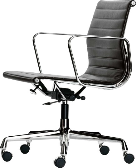 Vitra EA 117 Kontorstol i Aluminium med Sving Armlener og Vippemekanisme Vitra EA 117 Kontorstol i Aluminium med Sving Armlener og Vippemekanisme