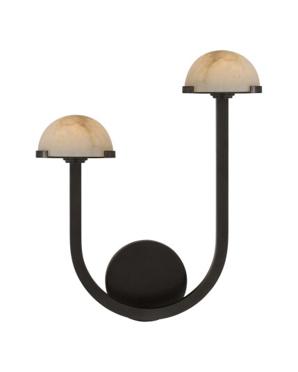 Pedra 15" vägglampa vänster brons Pedra 15" vägglampa vänster brons