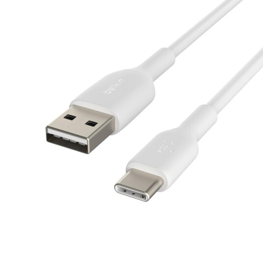 Belkin Boost Charge USB-A til USB-C Kabel 2m Hvit