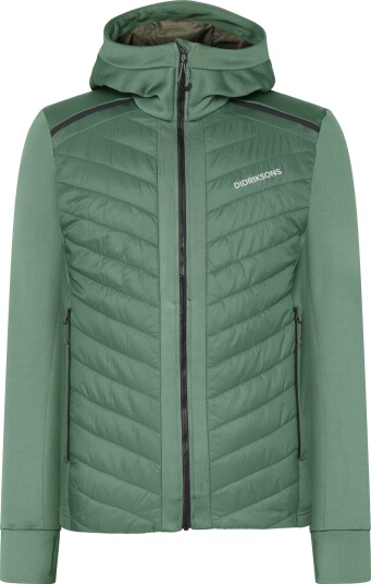 Didriksons Men"s Zuko Full Zip 3 Dark Moss S
