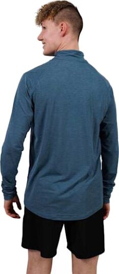 Workout Hillon Melange Midlayer Herre Orion Blue M