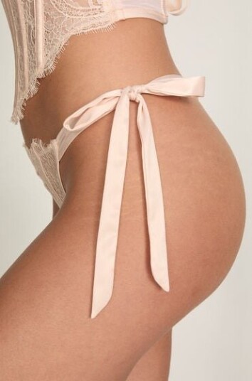 Hunkemöller String med høyt ben Sylvia Beige