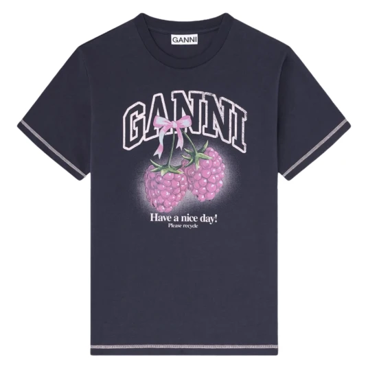 Ganni, Dame, Topper, Blå, XS, Ganni, Dame, Topper, Blå, XS,