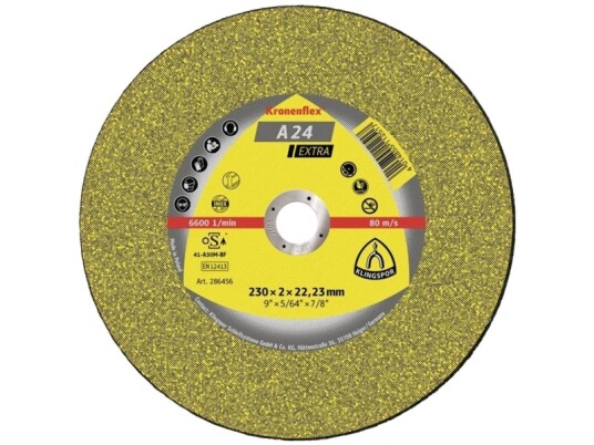Klingspor A 24 Extra 13490 Skæreskive Lige 180 Mm 22.23 Mm 25 Stk Klingspor A 24 Extra 13490 Skæreskive Lige 180 Mm 22.23 Mm 25 Stk