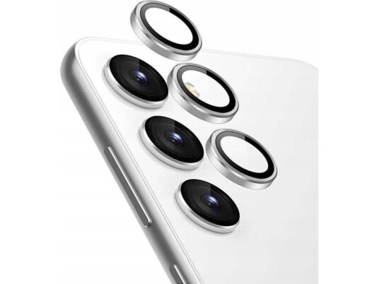 Crong Lens Ring - Herdet Glass For Samsung Galaxy S24 Kameralinse (Gjennomsiktig)