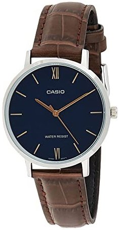 Casio Herreklokke LTP VT01L 2BUDF Classic Sort/Lær Ø34 mm Casio Herreklokke LTP VT01L 2BUDF Classic Sort/Lær Ø34 mm