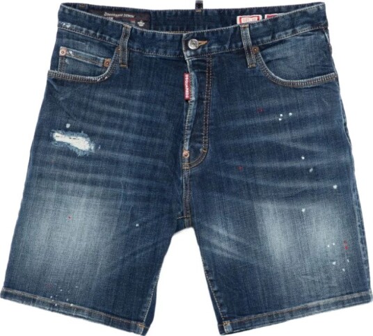 Dsquared2, Herre, Shorts, Blå, 4XL,