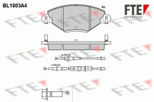 Bremseklosser FTE 9010377