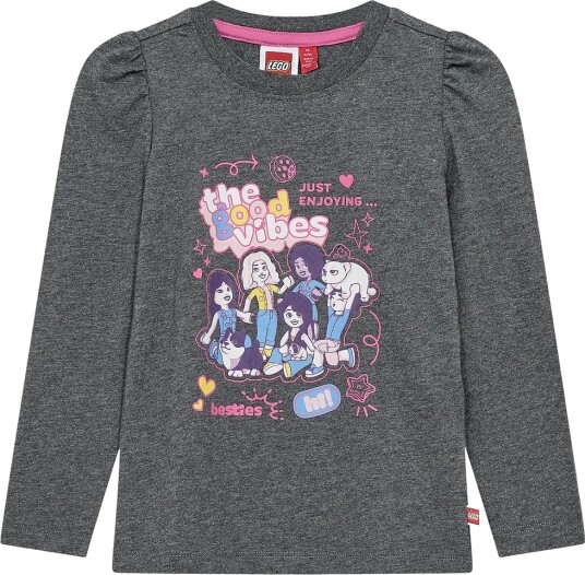 LEGO® Friends T skjorte   LWTuna 600   Mørk Grå   LEGO® Wear   4 år (104)   T skjorte