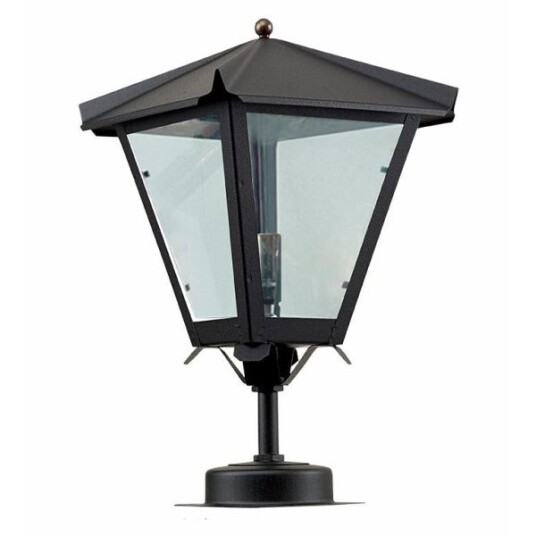Westal Gustav Fotlykt 360 x 225 mm Svart vindusglass Belysning
