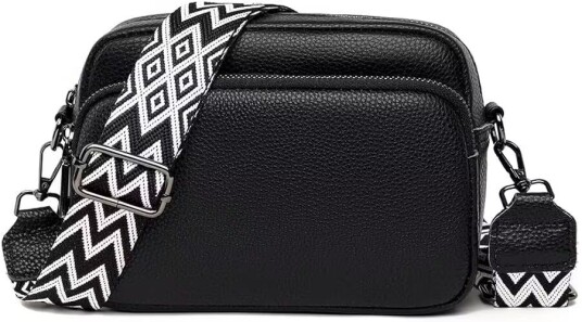 INF Crossbody-veske skulderveske av kunstskinn
