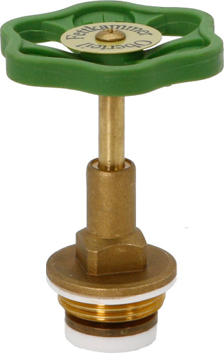 1" VENTILMONTERING MED HÅNDRATT