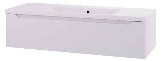 Linn Bad Emma D45 Servantskap med 1 Skuff Hvit / 120cm Linn Bad Emma D45 Servantskap med 1 Skuff Hvit / 120cm