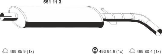 Midtre lydpotte ERNST 551113