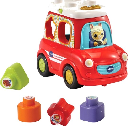 VTech Sorteringsbil Lær Og Lek Fra 12 Måneder