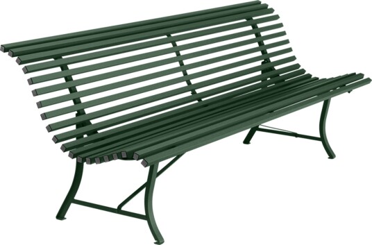 Fermob - Louisiane Bench 200 Cm Cedar Green 02 - Hagebenker - Grønn - Metall