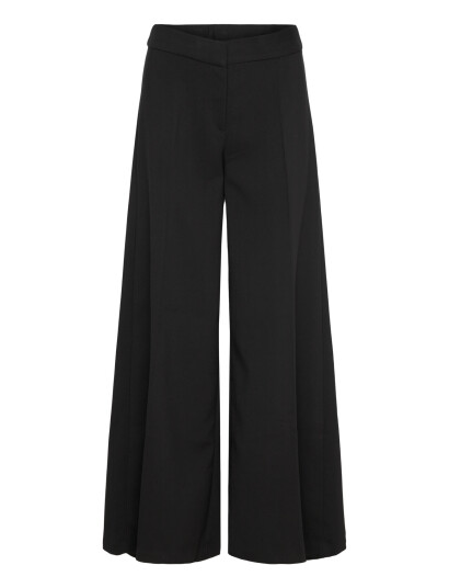 Weekday Low Rise Flared Suiting Trousers   Black   36