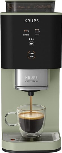 Krups Coffee Crush Experience espressomaskin SA401LE0 grønn Krups Coffee Crush Experience espressomaskin SA401LE0 grønn