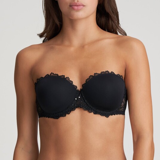 Marie Jo BH Jane Padded Strapless Bra Svart C 70 Dame