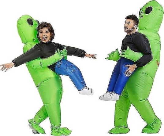Halloween Oppblåsbart Romvesenkostyme