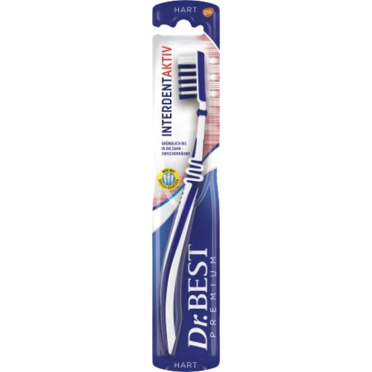 Dr. Best HARD Interdent Active Tannbørste Hard bust