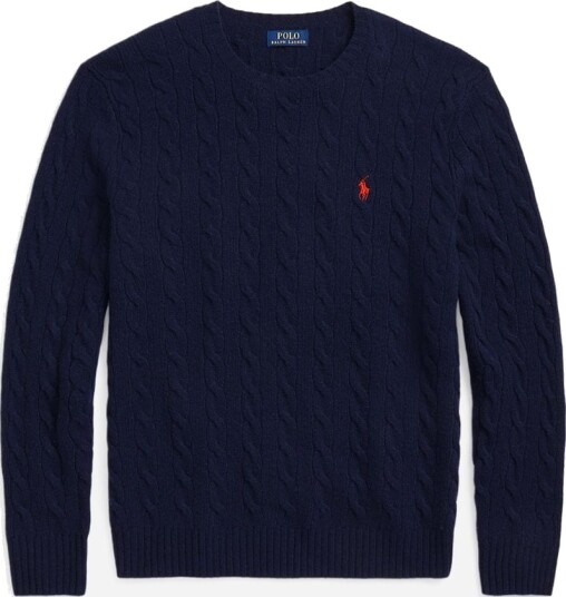 Ralph Lauren Polo Herre Strikkevarer Blå L