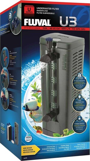 Fluval Internal Filter U3 600L/H For Aquariums <150L (126.2475)