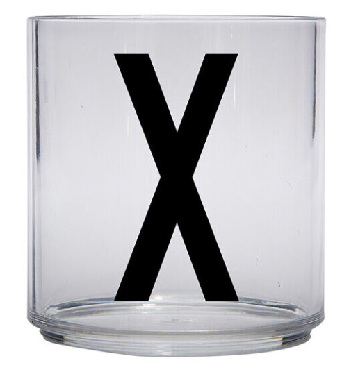 Design Letters Kids glass X Design Letters Kids glass X